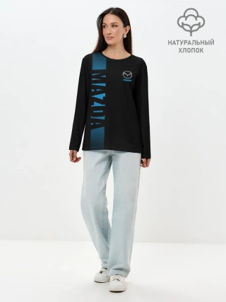 Лонгслив женский. Хлопок / MAZDA SPORT