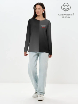 Лонгслив женский. Хлопок / AUDI SPORT