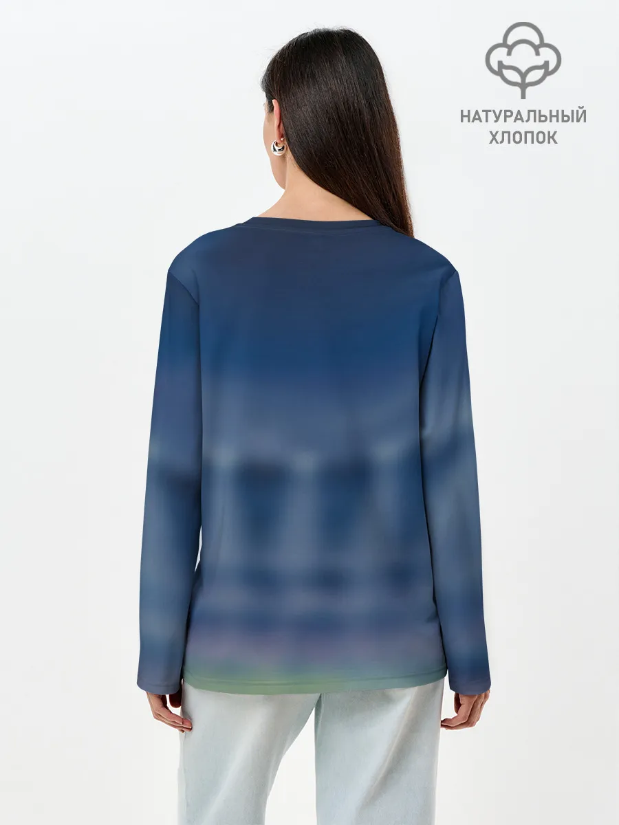 Лонгслив женский. Хлопок / Звезды футбола