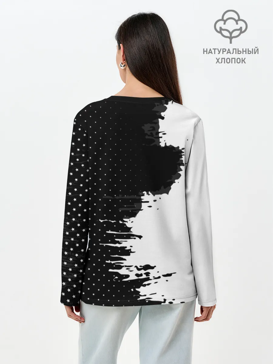 Лонгслив женский. Хлопок / Arsenal uniform black 2018