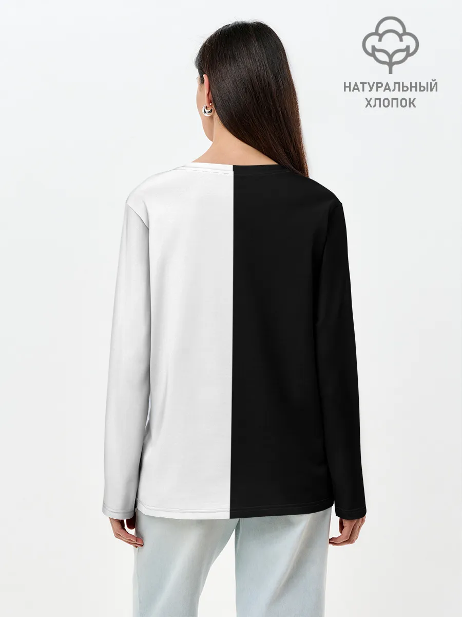 Лонгслив женский. Хлопок / BMW