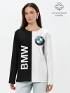 Лонгслив женский. Хлопок / BMW