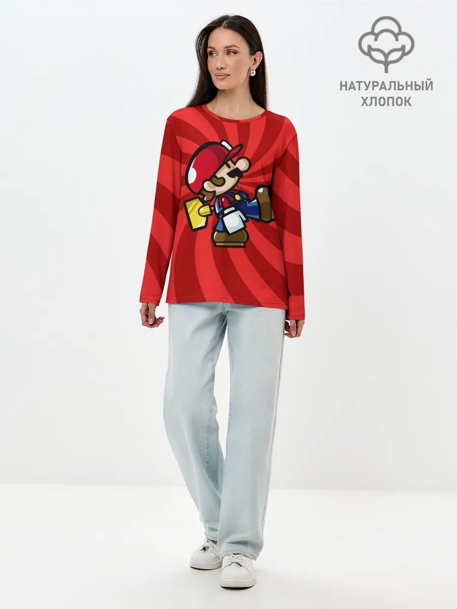 Лонгслив женский. Хлопок / Mario