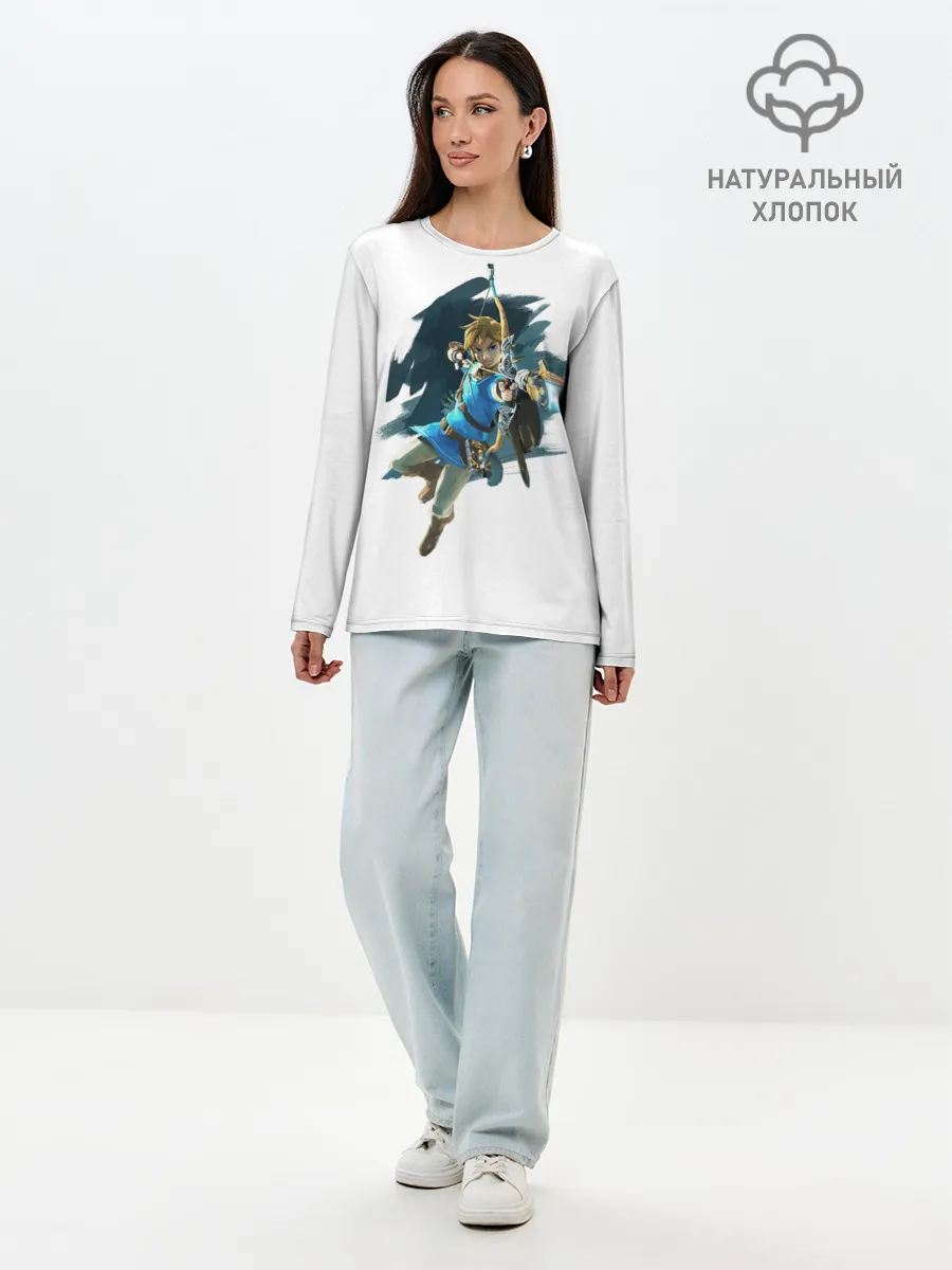 Лонгслив женский. Хлопок / The Legend of Zelda