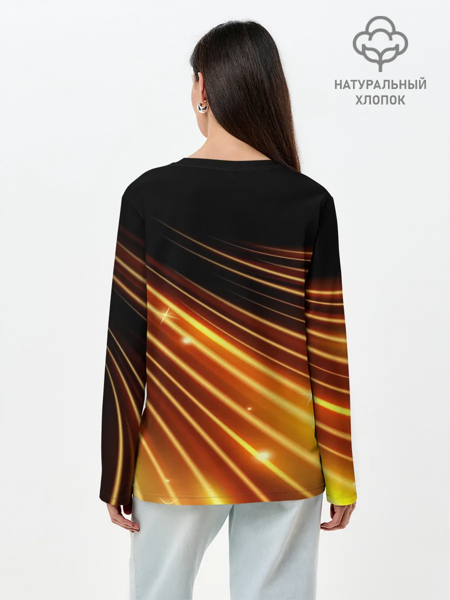 Лонгслив женский. Хлопок / Russia Sport 2018 uniform