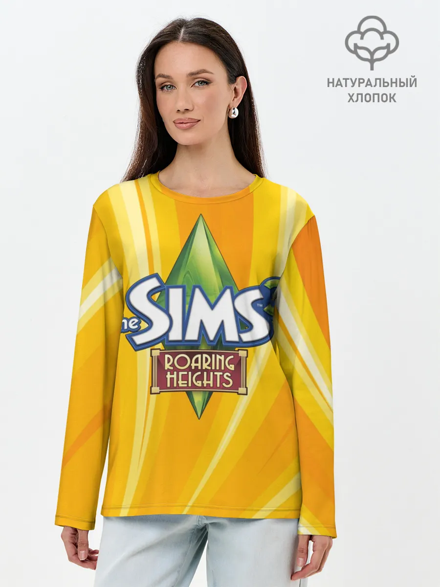 Лонгслив женский. Хлопок / The Sims