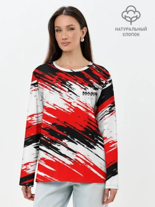 Лонгслив женский. Хлопок / Mass Effect