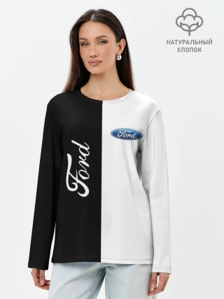 Лонгслив женский. Хлопок / Ford