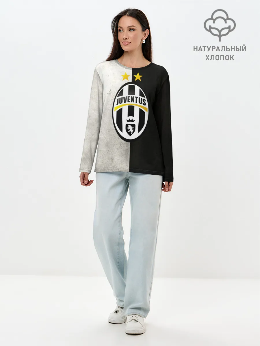 Лонгслив женский. Хлопок / Juventus FC