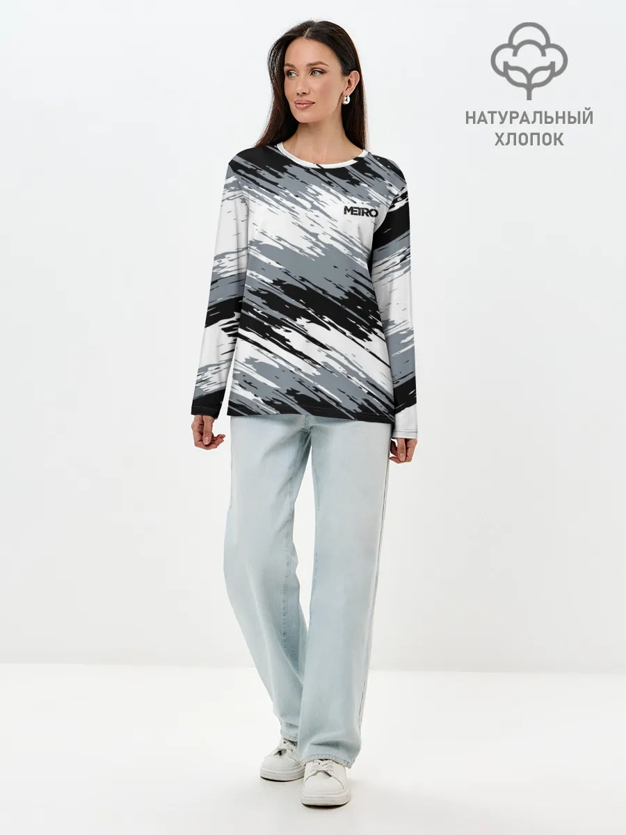 Лонгслив женский. Хлопок / METRO