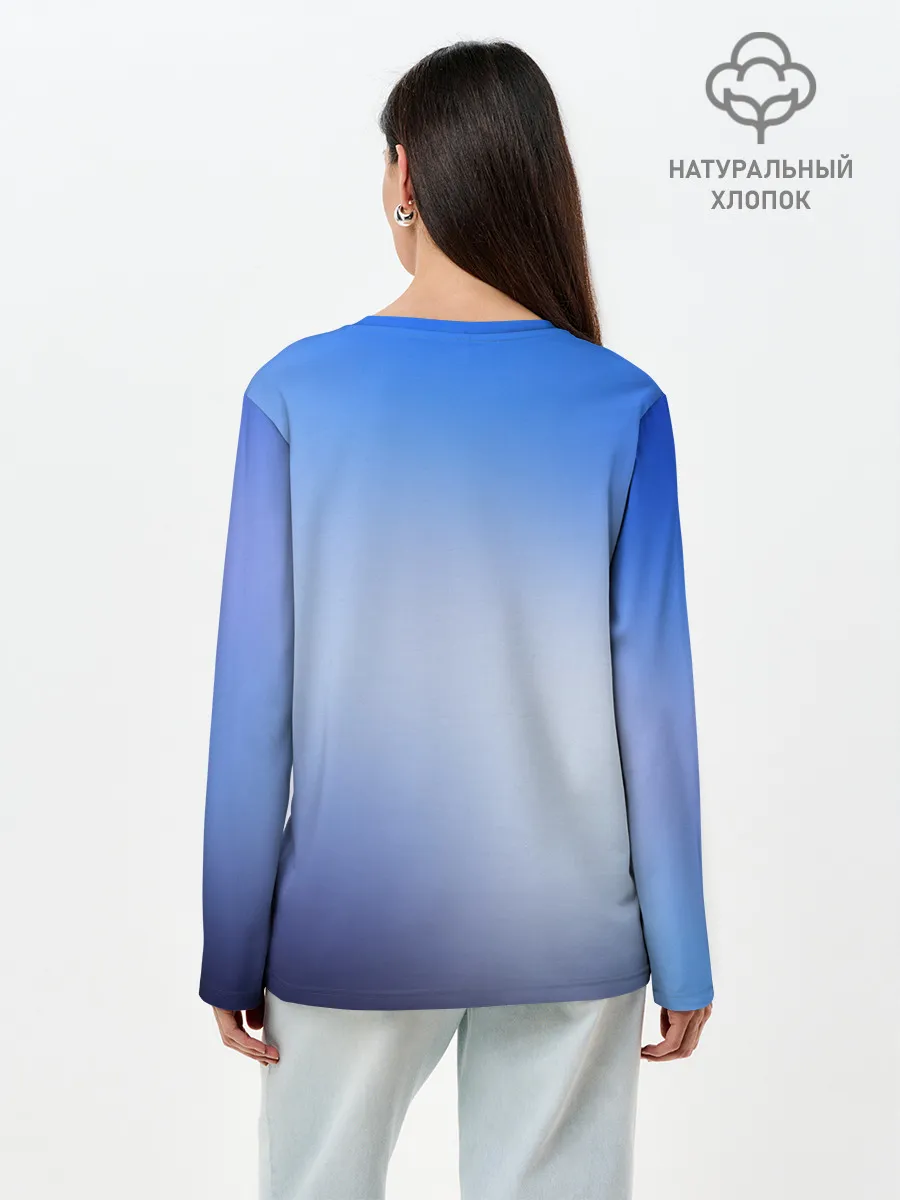 Лонгслив женский. Хлопок / Аниме ангел