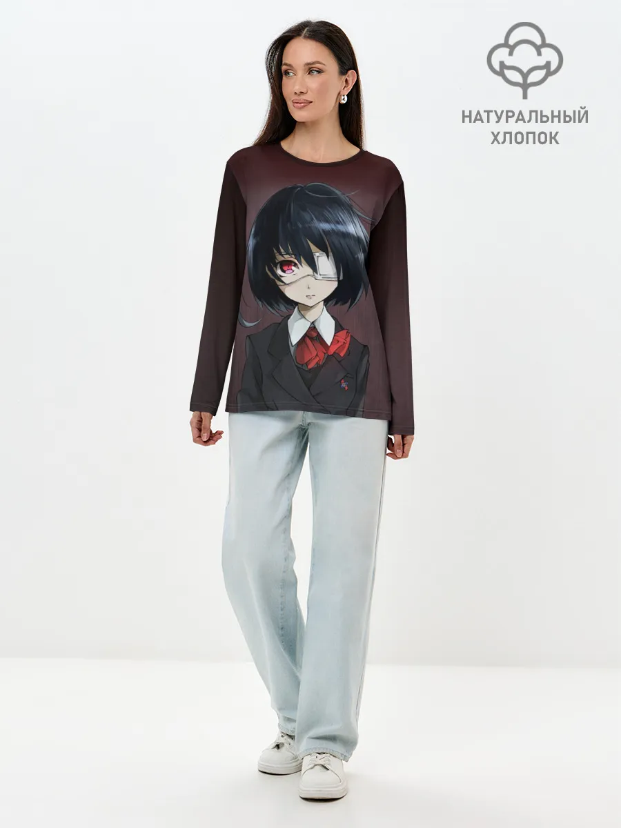 Лонгслив женский. Хлопок / Иная Аниме
