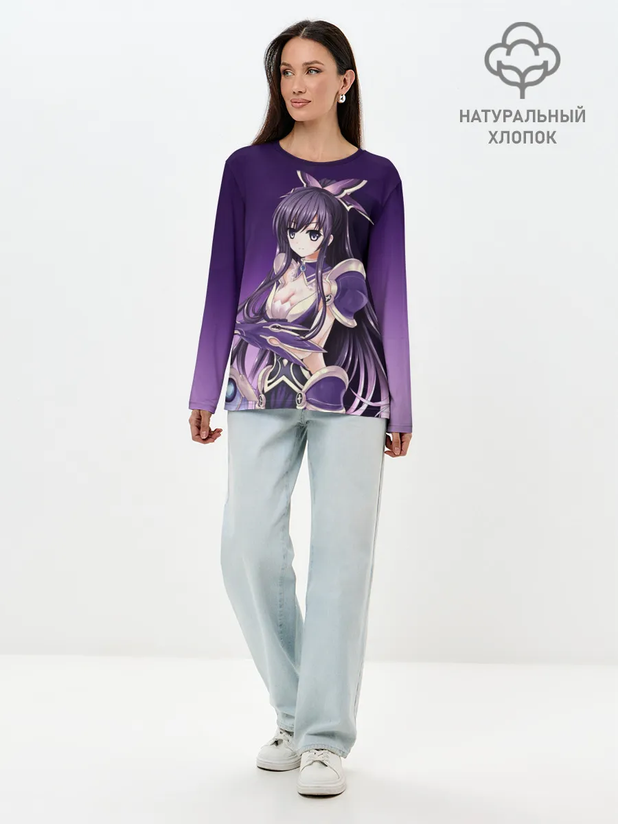 Лонгслив женский. Хлопок / Date A Live yatogami