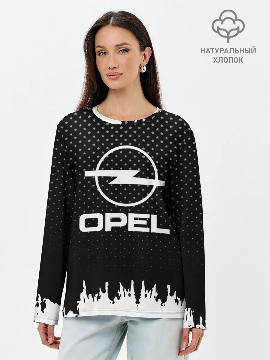 Лонгслив женский. Хлопок / Opel