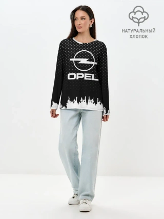 Лонгслив женский. Хлопок / Opel