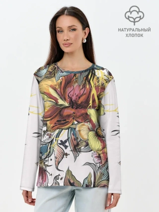 Лонгслив женский. Хлопок / Коллекция RENAISSANCE