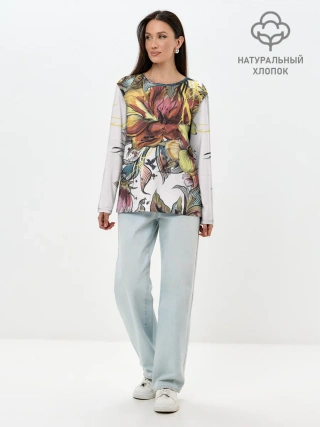 Лонгслив женский. Хлопок / Коллекция RENAISSANCE