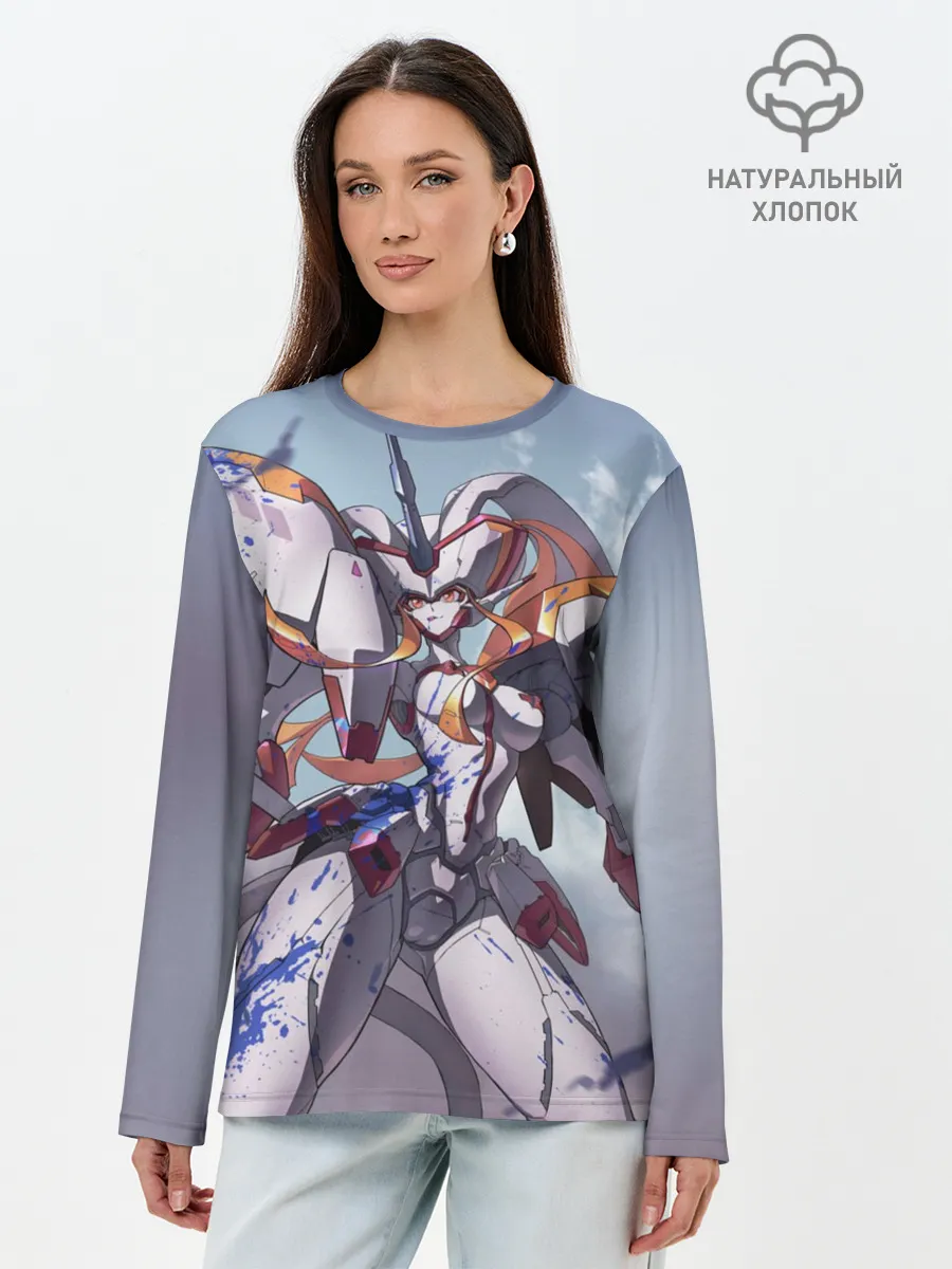 Лонгслив женский. Хлопок / Zero Two