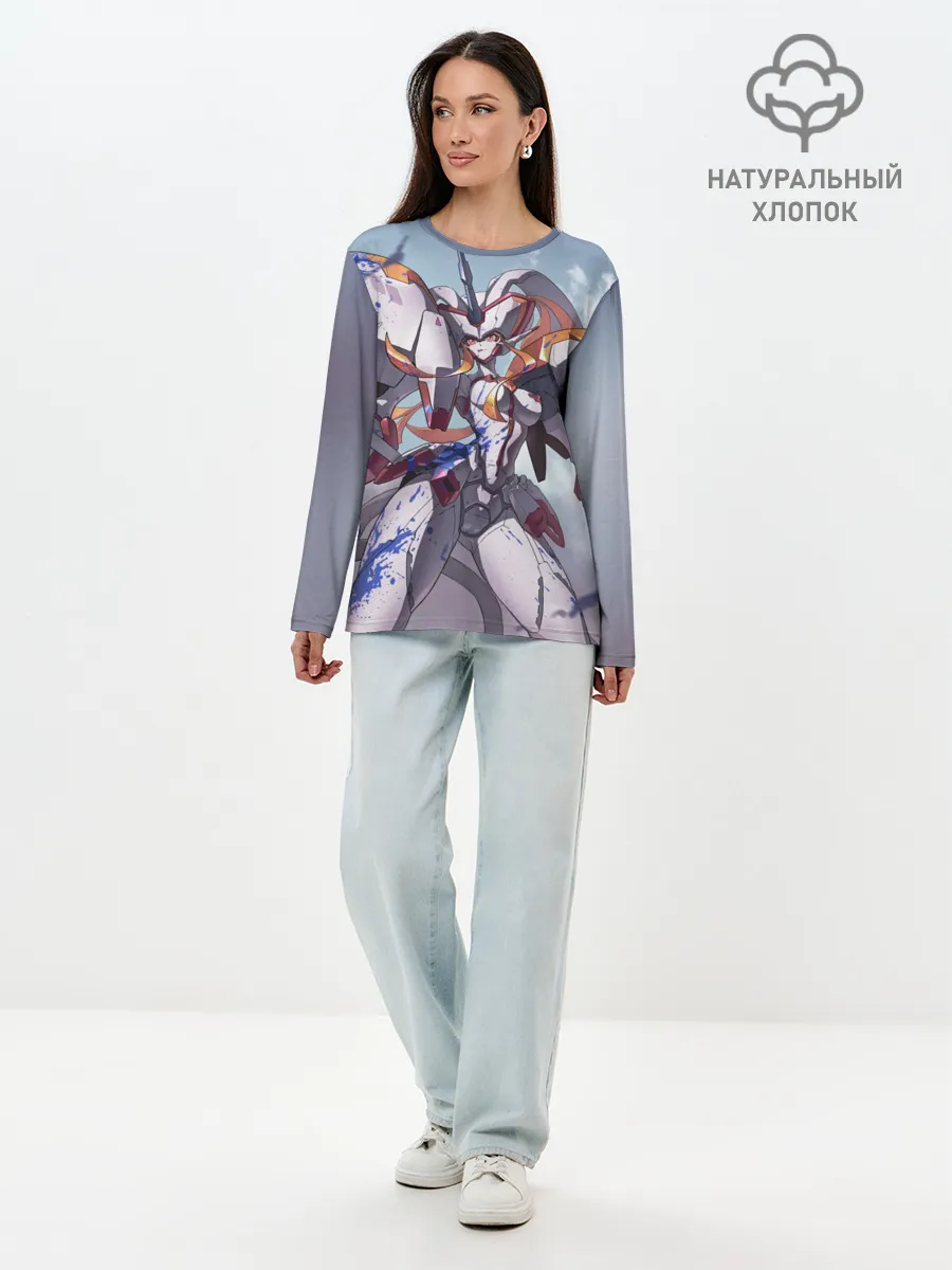 Лонгслив женский. Хлопок / Zero Two