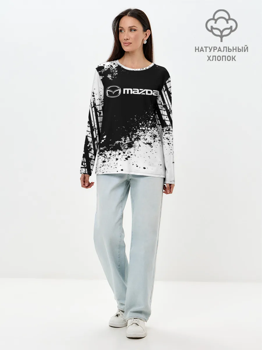 Лонгслив женский. Хлопок / Mazda
