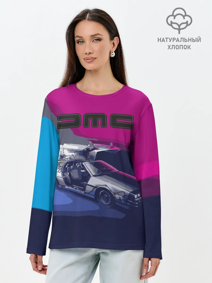 Лонгслив женский. Хлопок / DeLorean