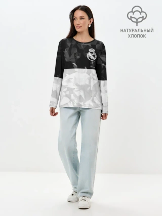 Лонгслив женский. Хлопок / РЕАЛ МАДРИД | REAL MADRID