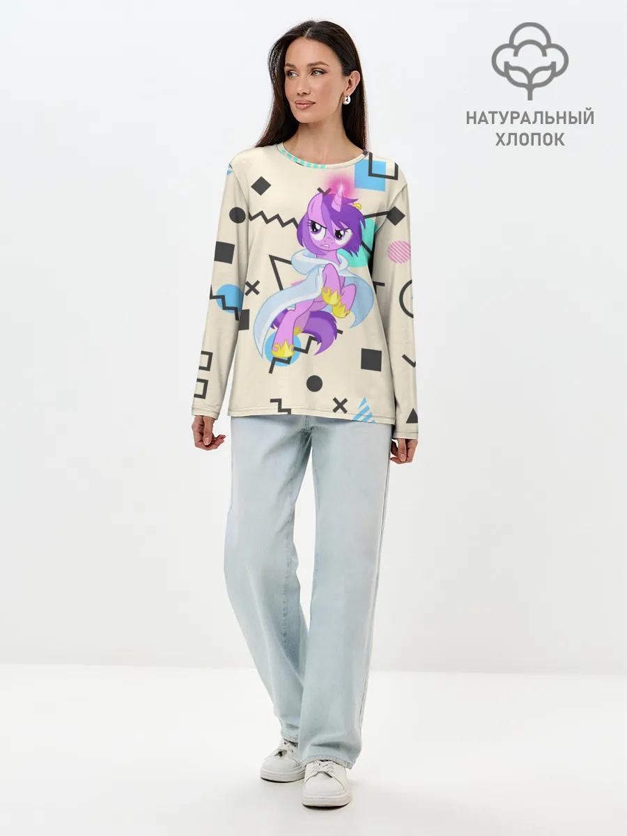 Лонгслив женский. Хлопок / My Little Pony