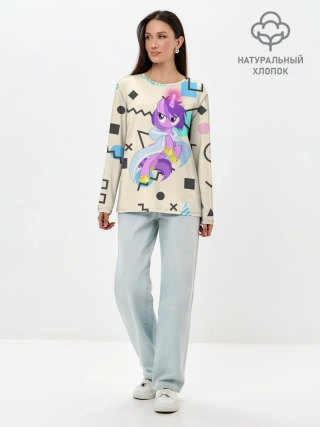 Лонгслив женский. Хлопок / My Little Pony