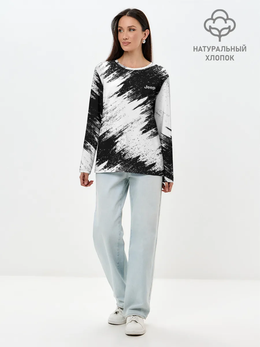 Лонгслив женский. Хлопок / JEEP