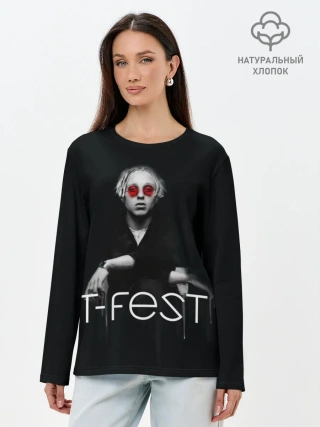 Лонгслив женский. Хлопок / T-Fest_2