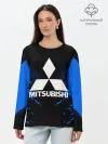 Лонгслив женский. Хлопок / MITSUBISHI SPORT COLLECTION
