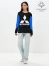 Лонгслив женский. Хлопок / MITSUBISHI SPORT COLLECTION