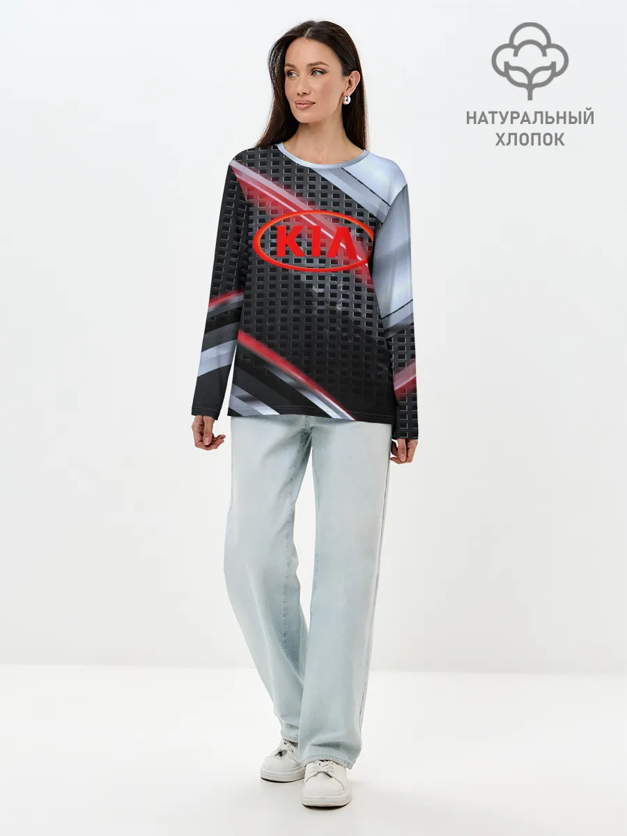 Лонгслив женский. Хлопок / KIA high speed collection