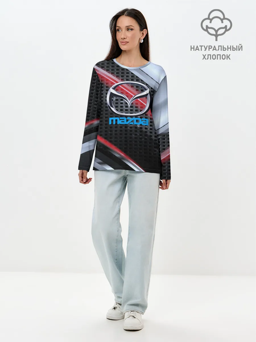 Лонгслив женский. Хлопок / MAZDA high speed collection