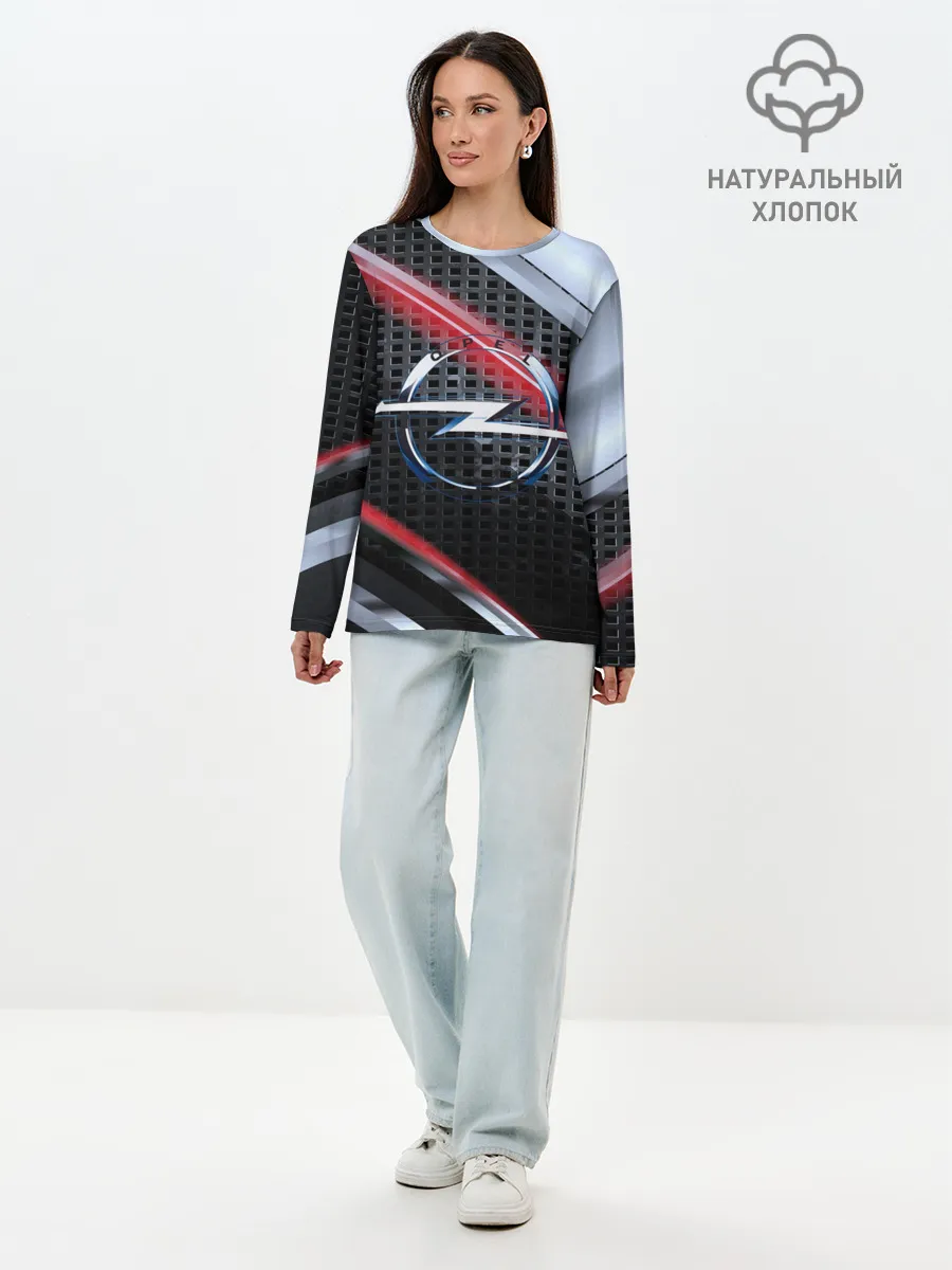 Лонгслив женский. Хлопок / OPEL high speed collection