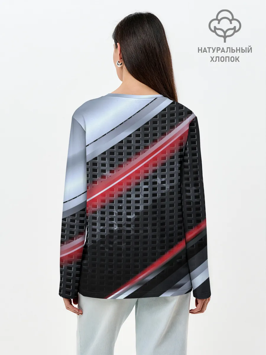 Лонгслив женский. Хлопок / VOLVO high speed collection