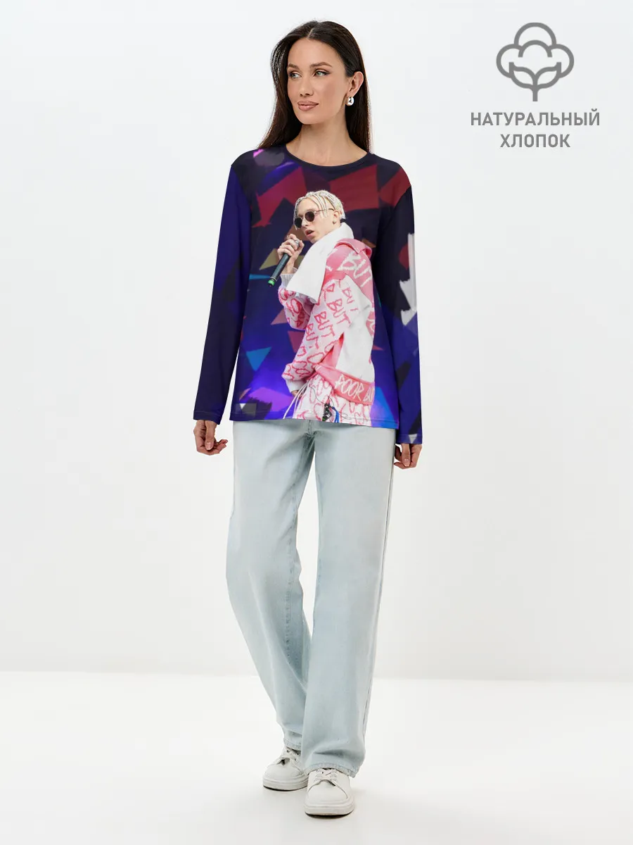 Лонгслив женский. Хлопок / T-Fest_4