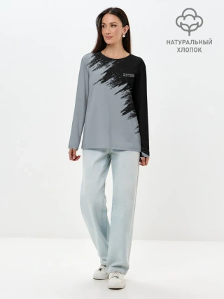 Лонгслив женский. Хлопок / Range Rover