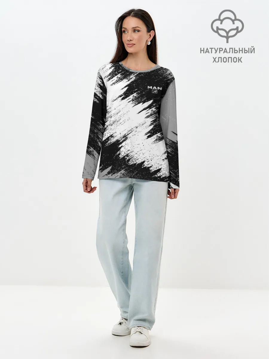 Лонгслив женский. Хлопок / MAN