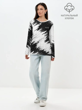 Лонгслив женский. Хлопок / Range Rover