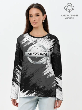Лонгслив женский. Хлопок / Nissan