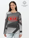 Лонгслив женский. Хлопок / KIA metalic 2018