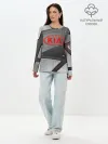 Лонгслив женский. Хлопок / KIA metalic 2018