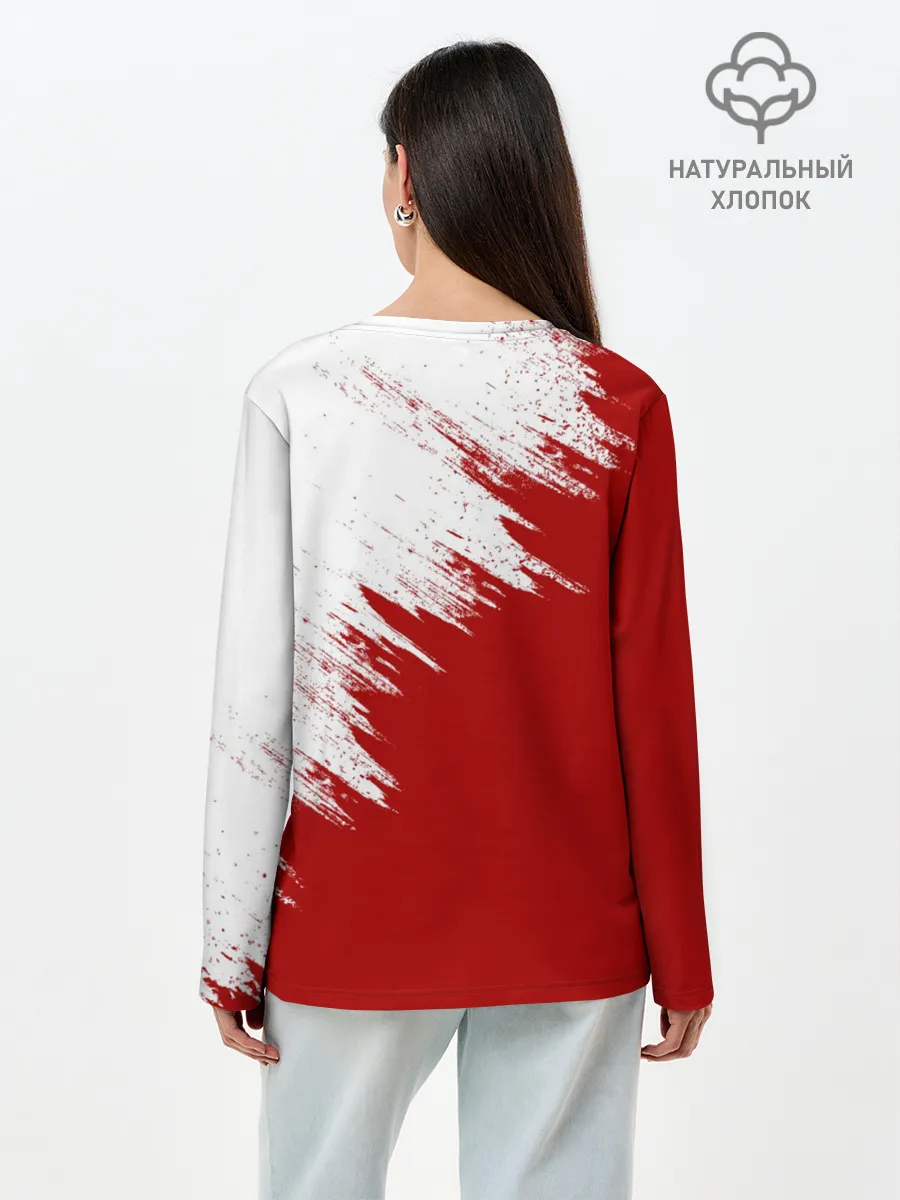 Лонгслив женский. Хлопок / KIA