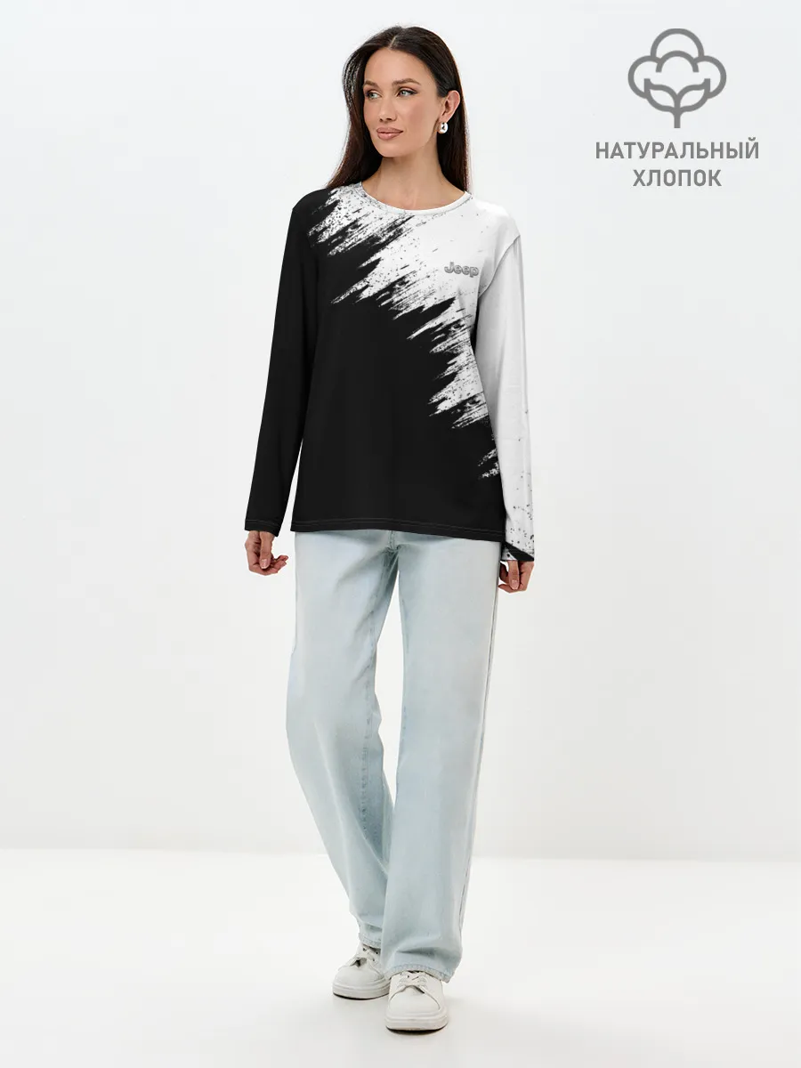 Лонгслив женский. Хлопок / JEEP