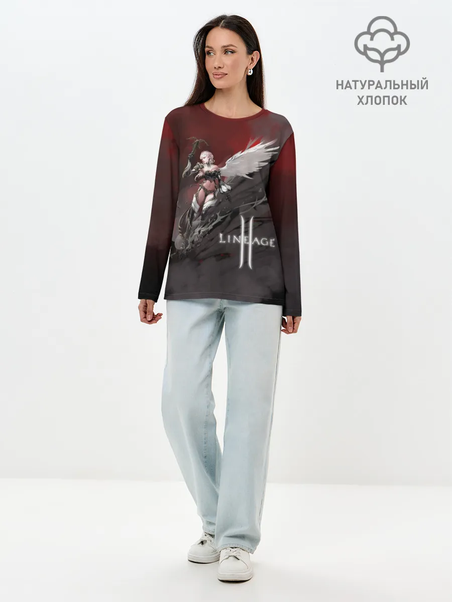 Лонгслив женский. Хлопок / Angel