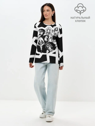 Лонгслив женский. Хлопок / Hollywood Undead
