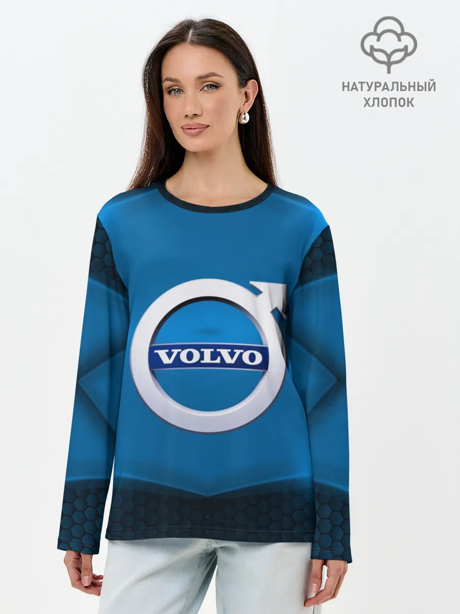Лонгслив женский. Хлопок / Volvo SPORT
