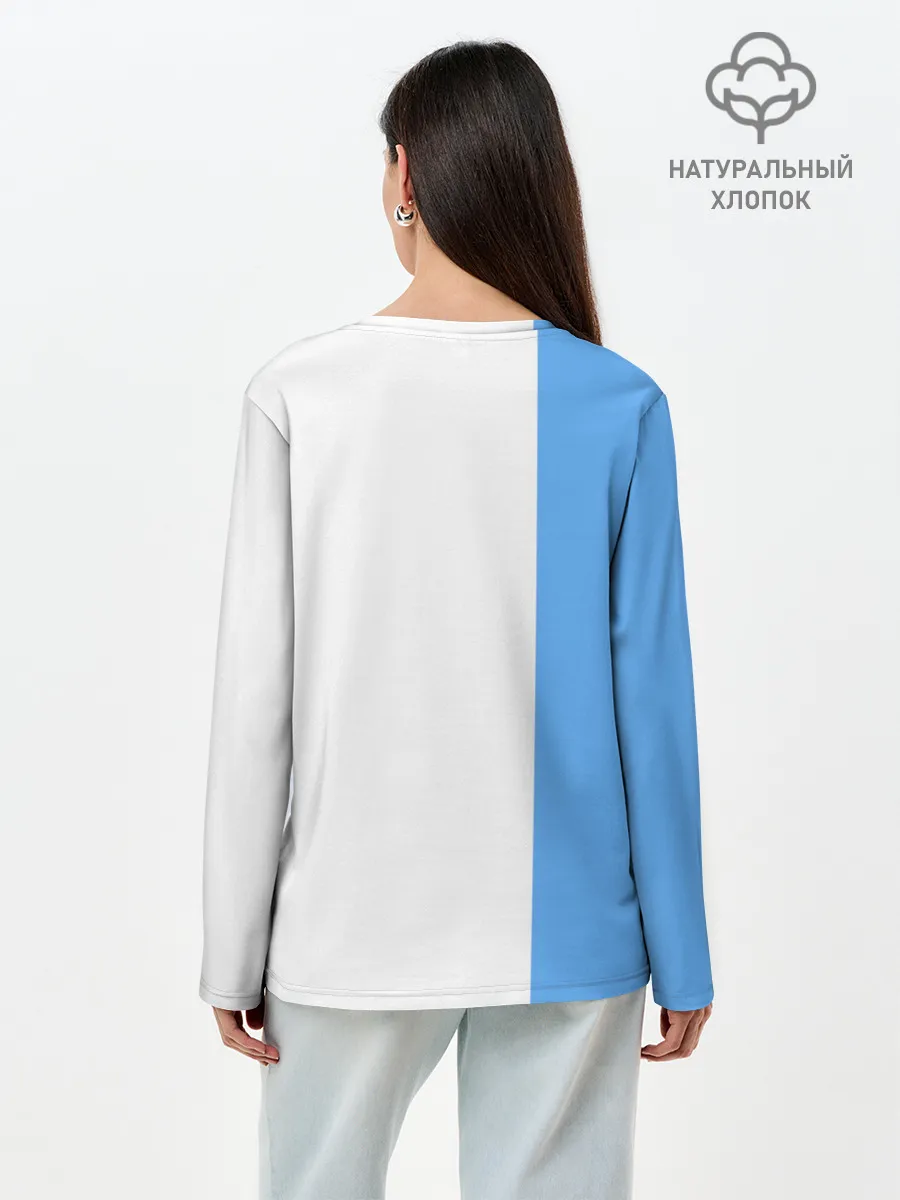 Лонгслив женский. Хлопок / Маляр