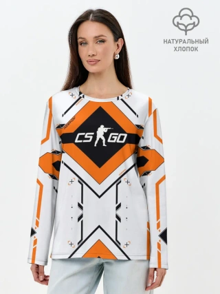 Лонгслив женский. Хлопок / Asiimov